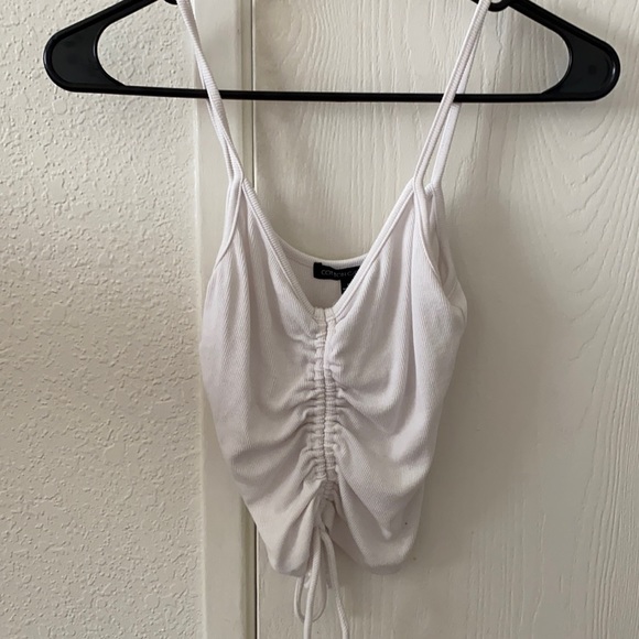 Cotton Candy Tops - Ruched adjustable center cotton candy LA tank